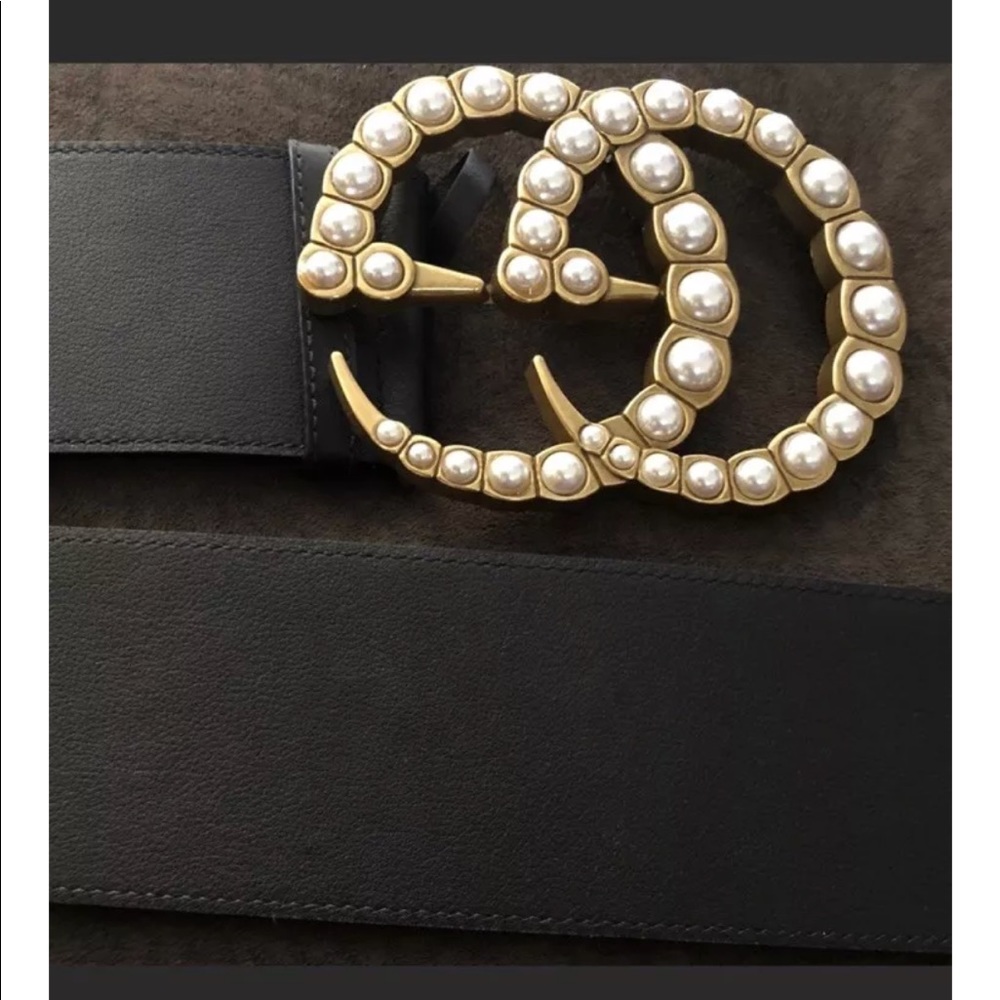 Gucci Pearl Belt